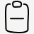 clipboard-minus