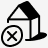 house-x-circle