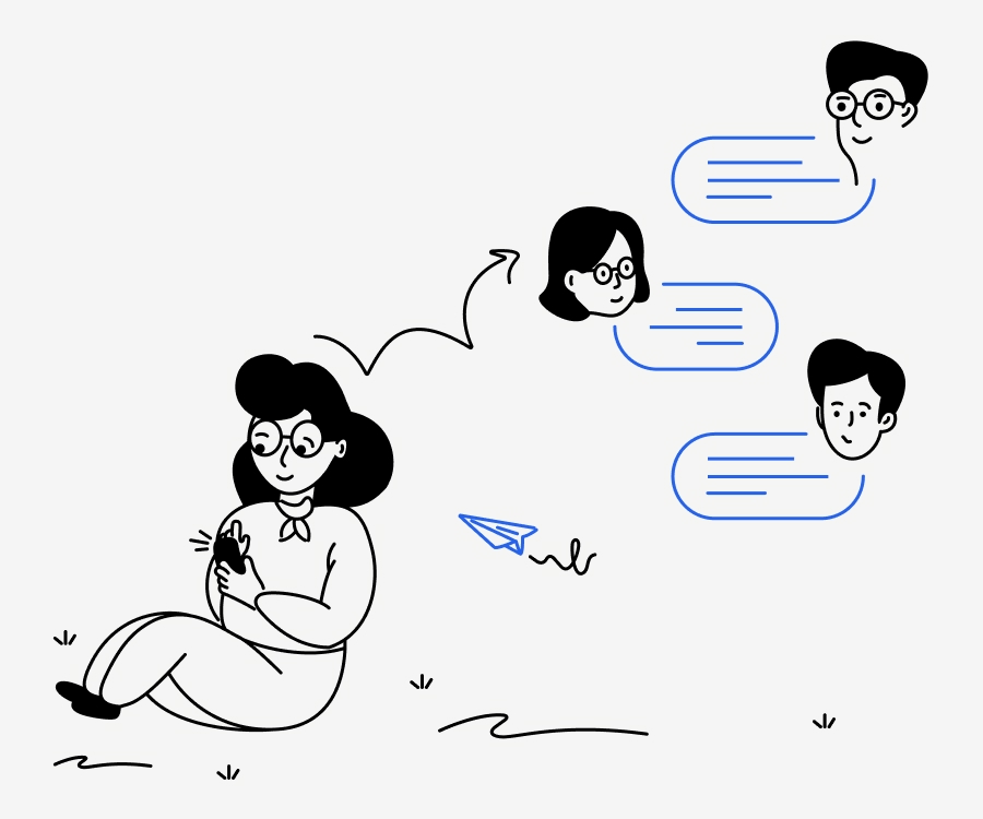 Online-communication