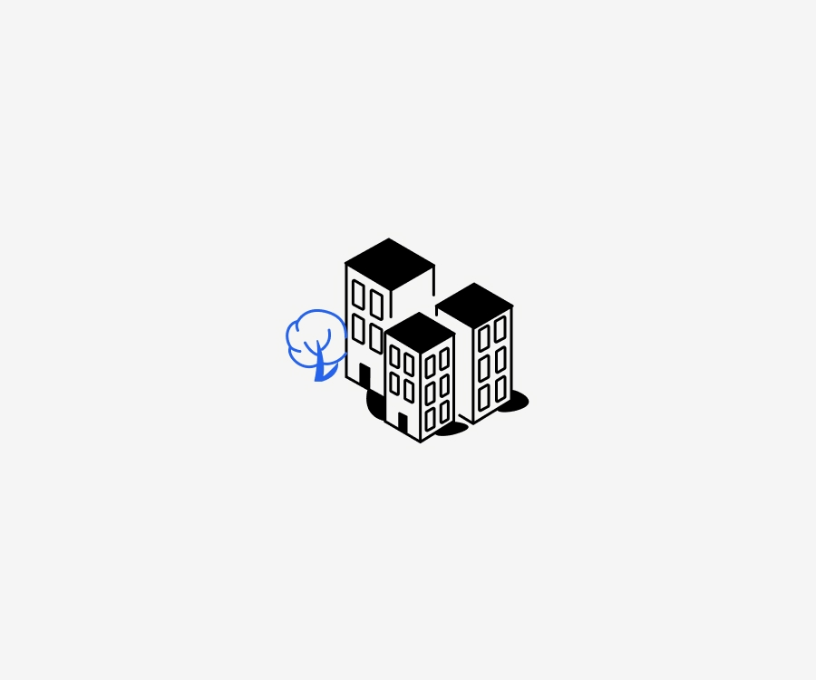 Three-buildings