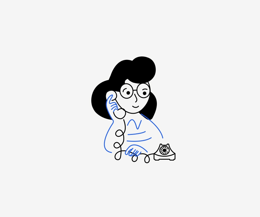 Woman-answering-phone