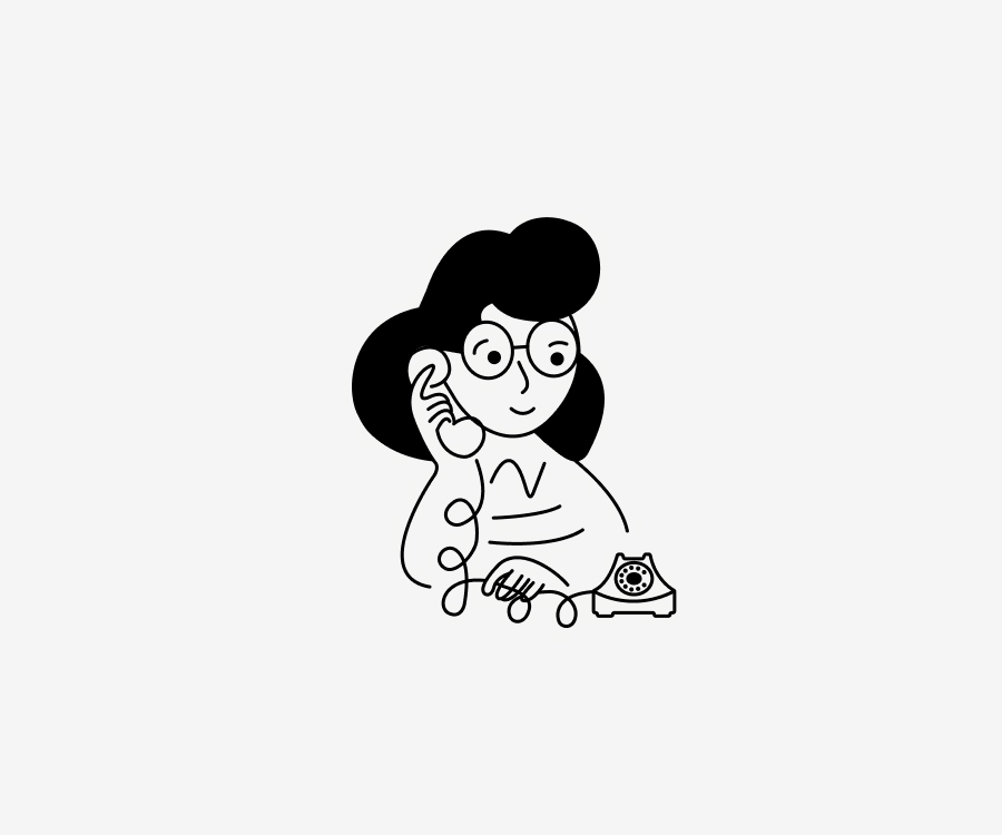 Woman-answering-phone